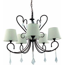 Chandelier Edylit Naomi Negro 9-570