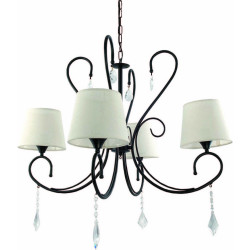 Chandelier Edylit Naomi Negro 9-571