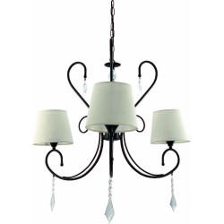 Chandelier Edylit Naomi Negro 9-572