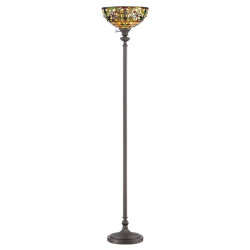 Floor lamp Tiffany QUOIZEL Elstead Kami Torchiere