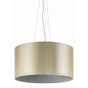 Pendant lamps with fabric lampshades